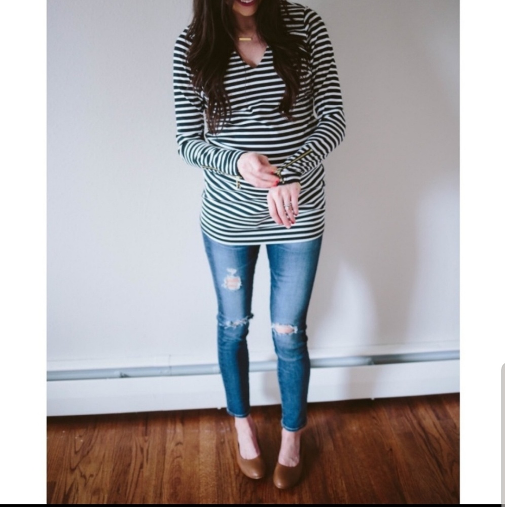 Rachel Zoe striped tunic